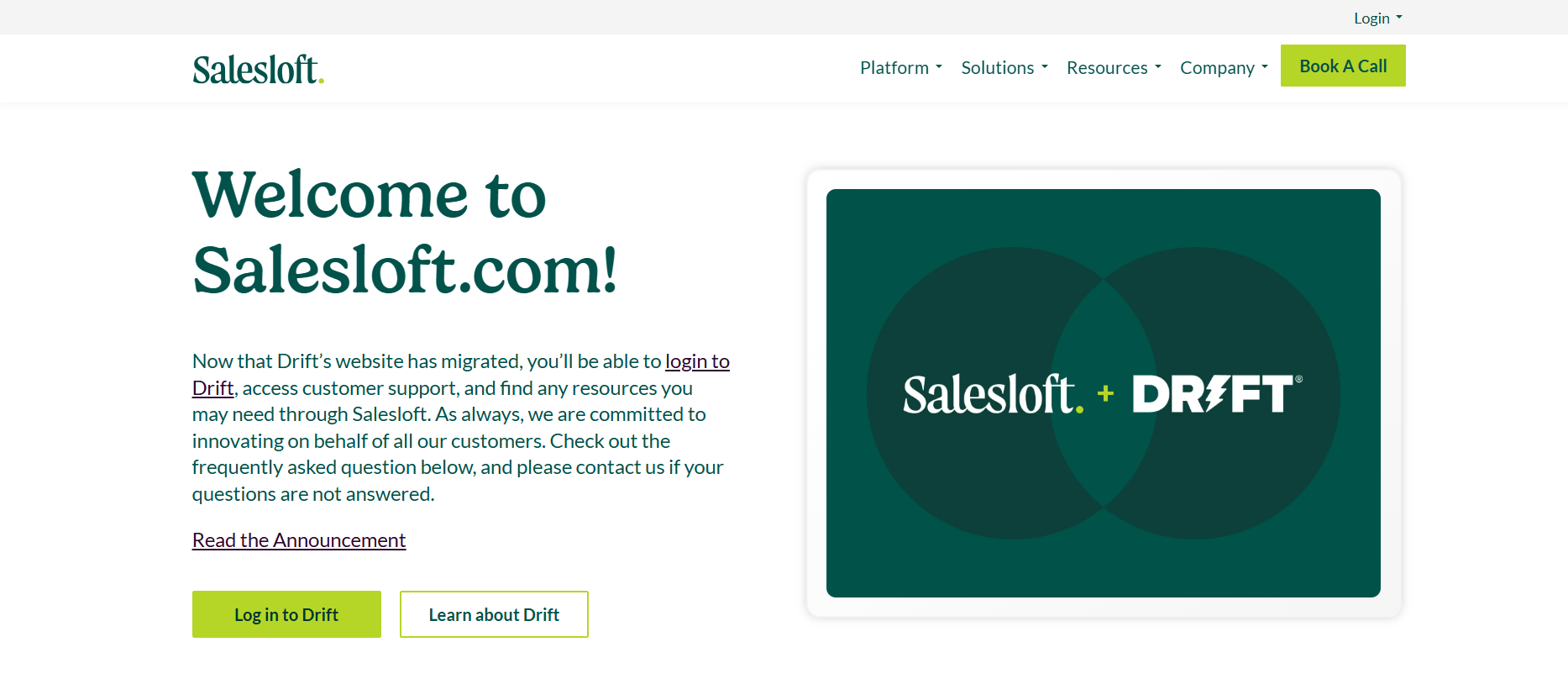 https://www.salesloft.com/welcome-drift
