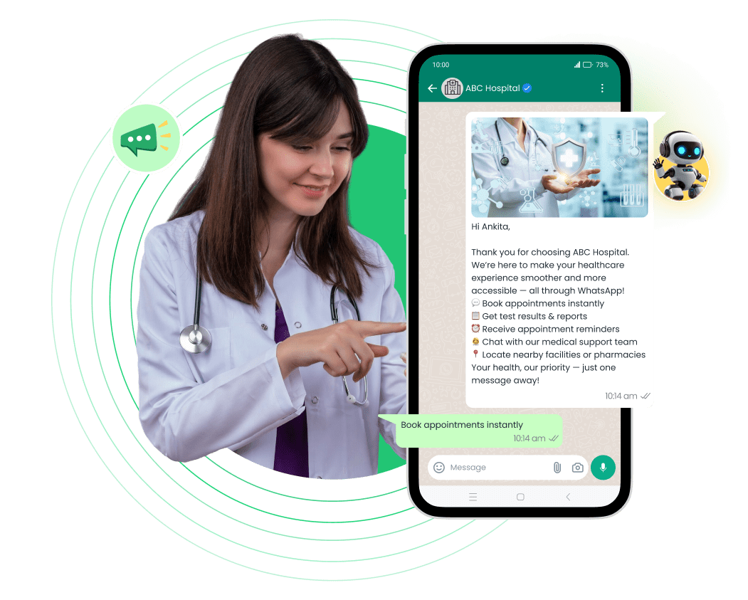 Healthcare- Instant & Seamless Communication with WhatsApp Business API