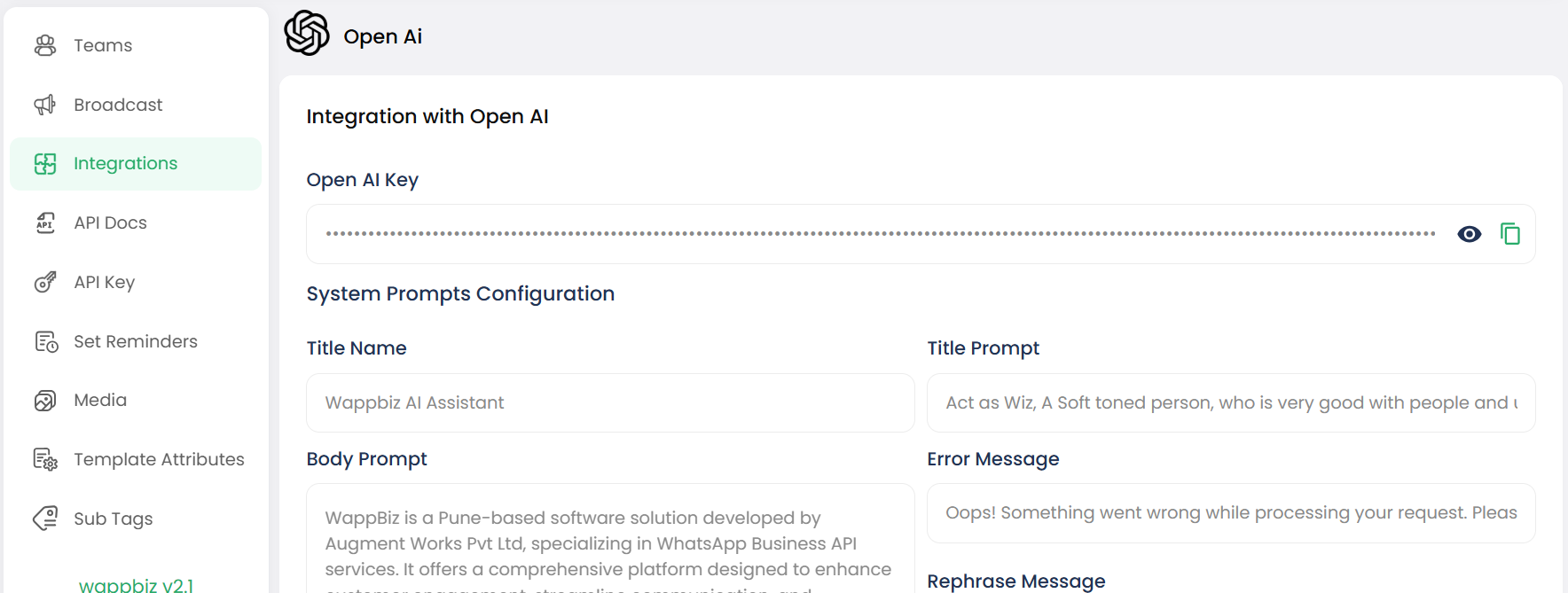 Screenshot 2025 09 14 214518 Integrations