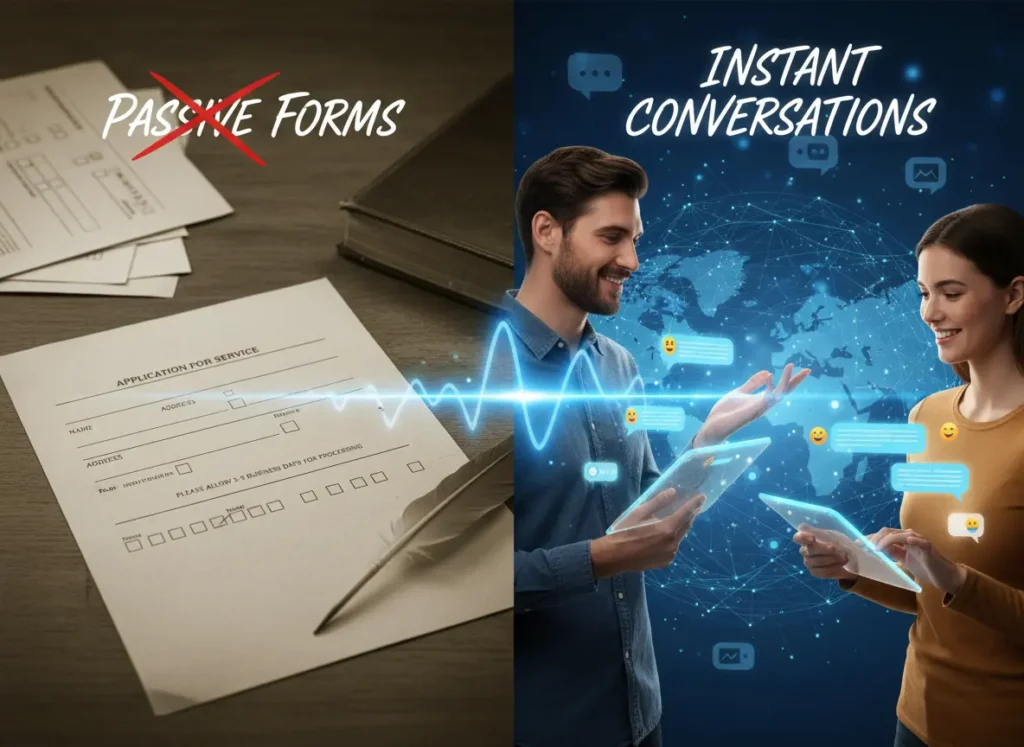 Passive Forms to Instant Conversations