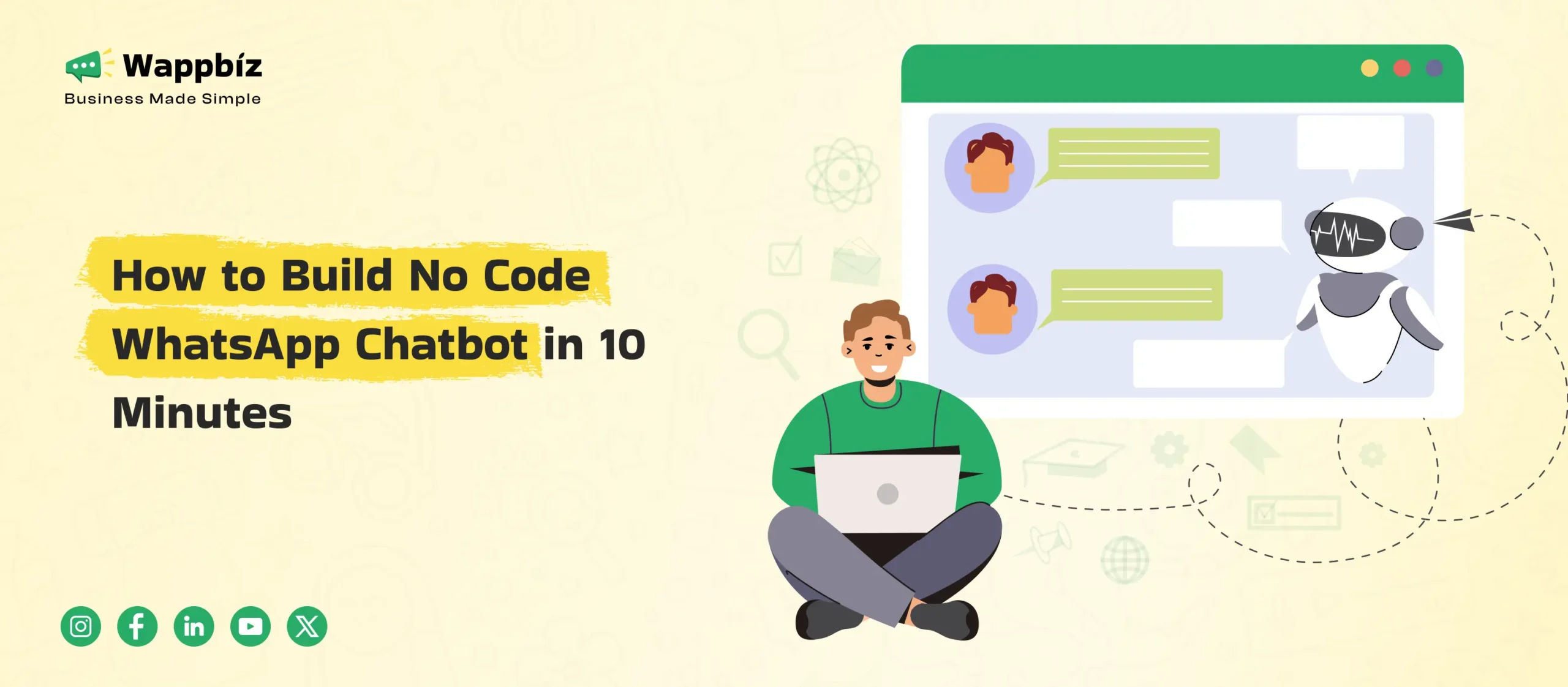 How to Build No Code WhatsApp Chatbot in 10 Minutes
