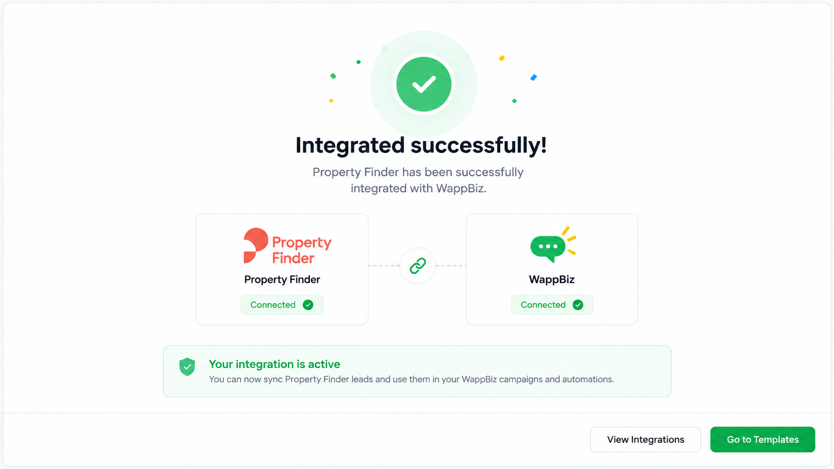 Property finder connected with Wappbiz