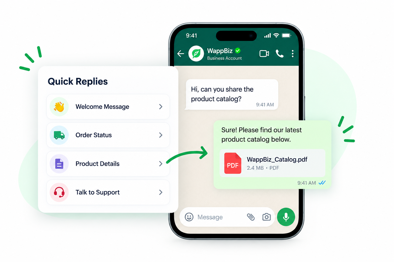 Quick Replies for Seamless Business Chats